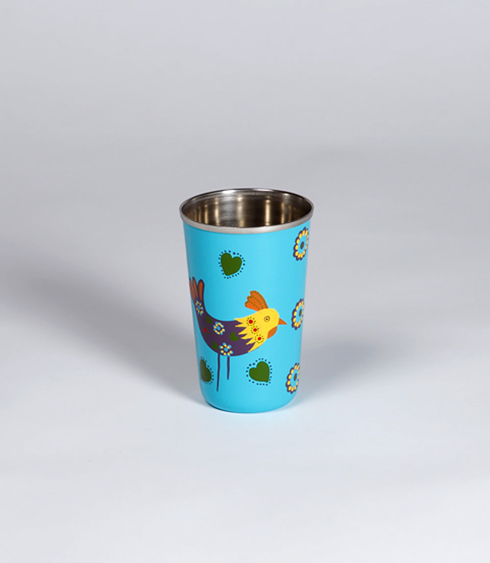 Ida the Chicken Blue Drinking Tumbler