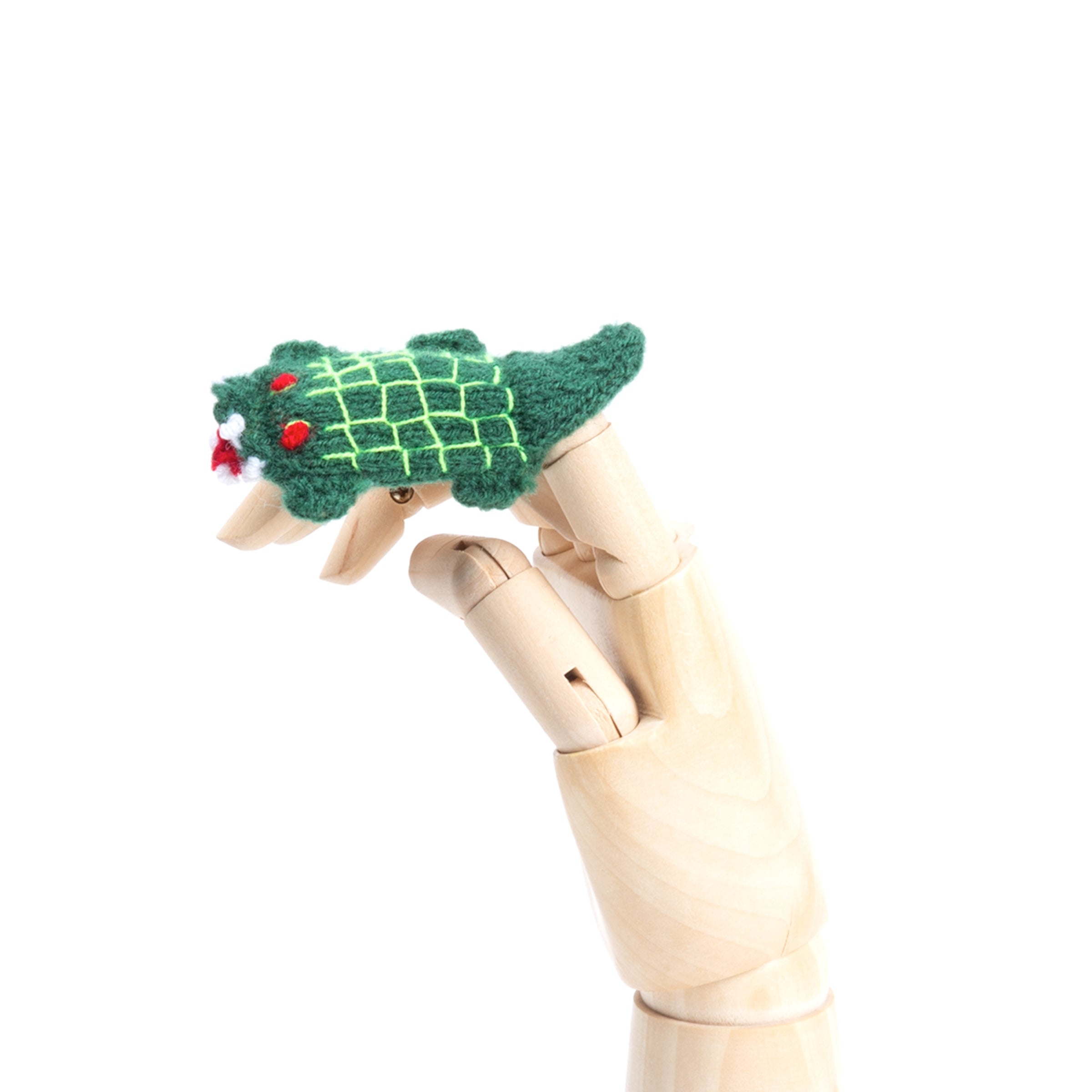 Crocodile deals finger puppet